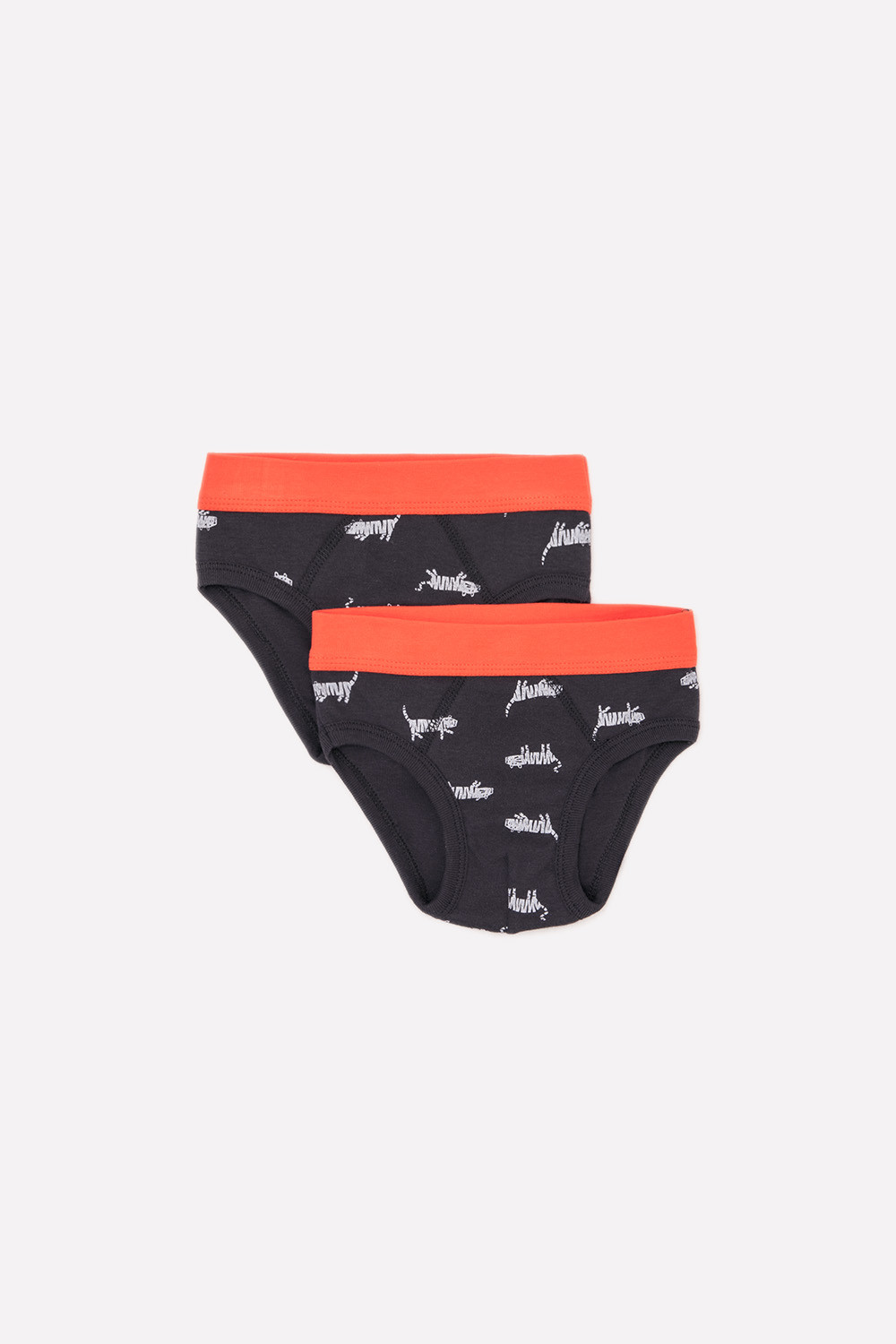 картинка Трусы для мальчика Crockid К 1907-2 темно-серый, тигры от магазина детских товаров ALiSa