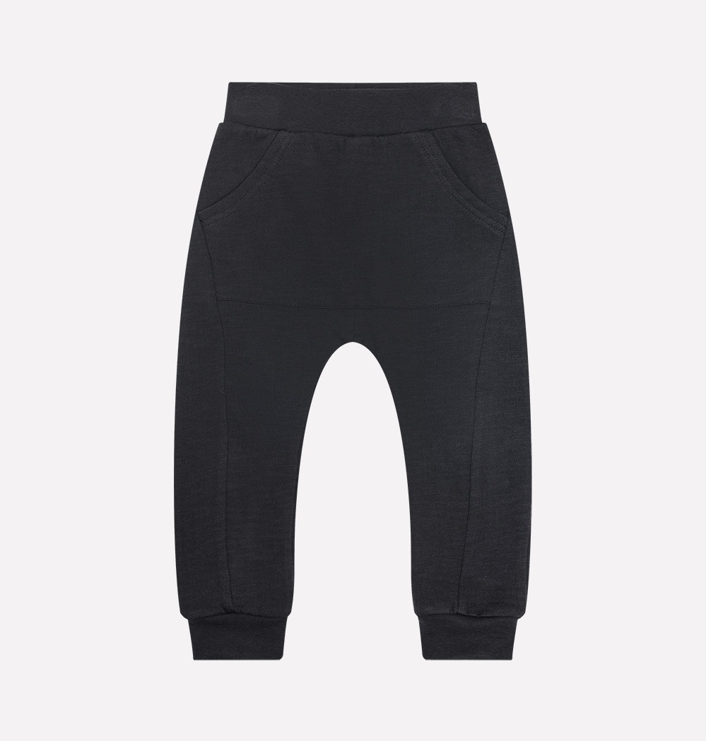 картинка Брюки для мальчика Crockid КР 4733 черный к214 от магазина детских товаров ALiSa