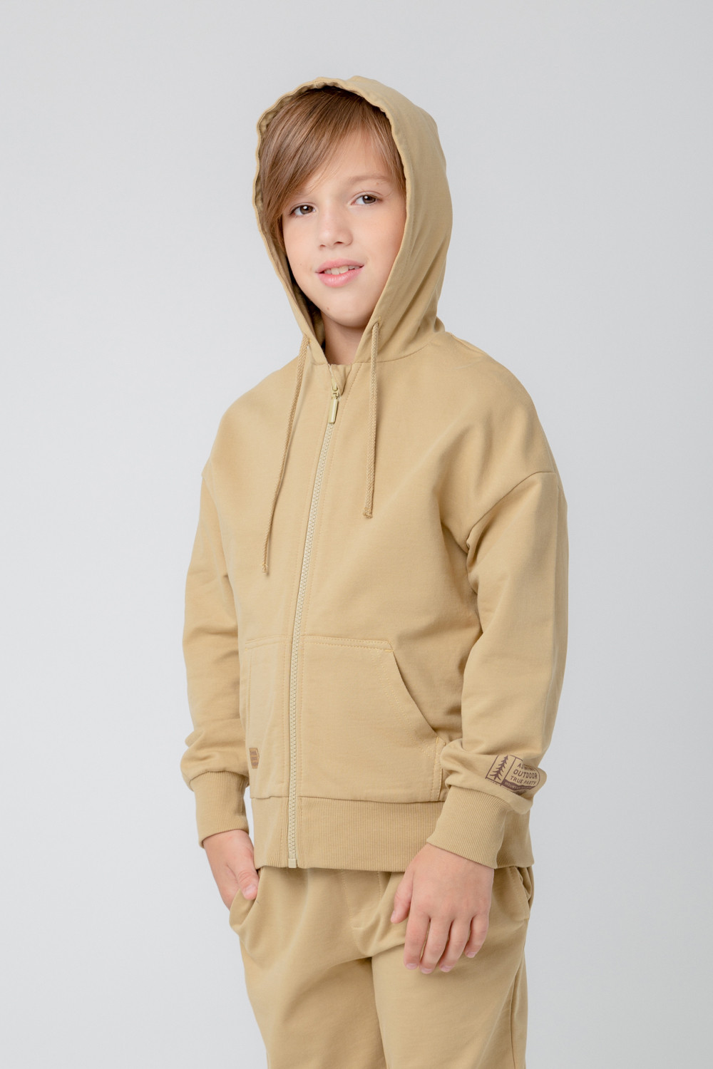 картинка Куртка для мальчика Crockid КР 301992 светлая бронза к368 от магазина детских товаров ALiSa