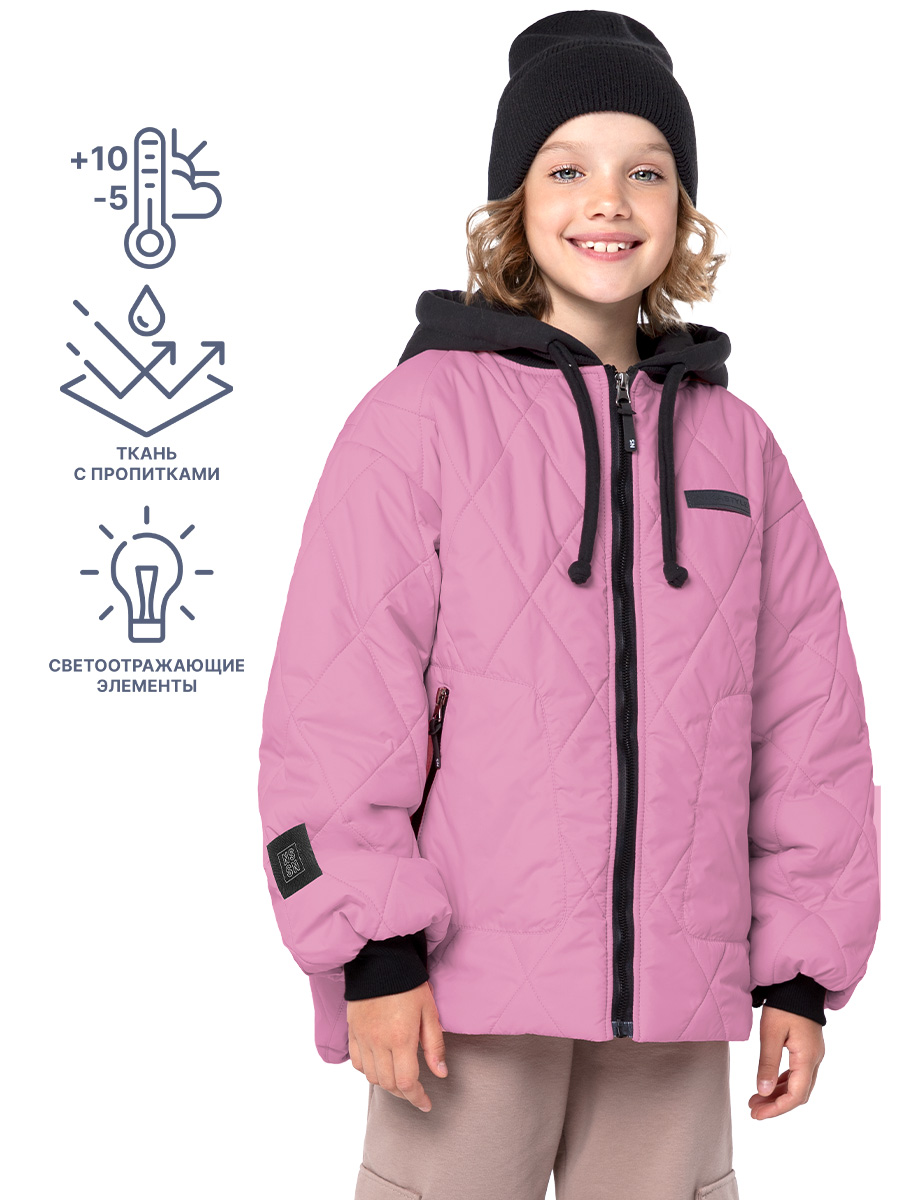 картинка Куртка утепленная для девочки NIKASTYLE 4м6624 розовый от магазина детских товаров ALiSa