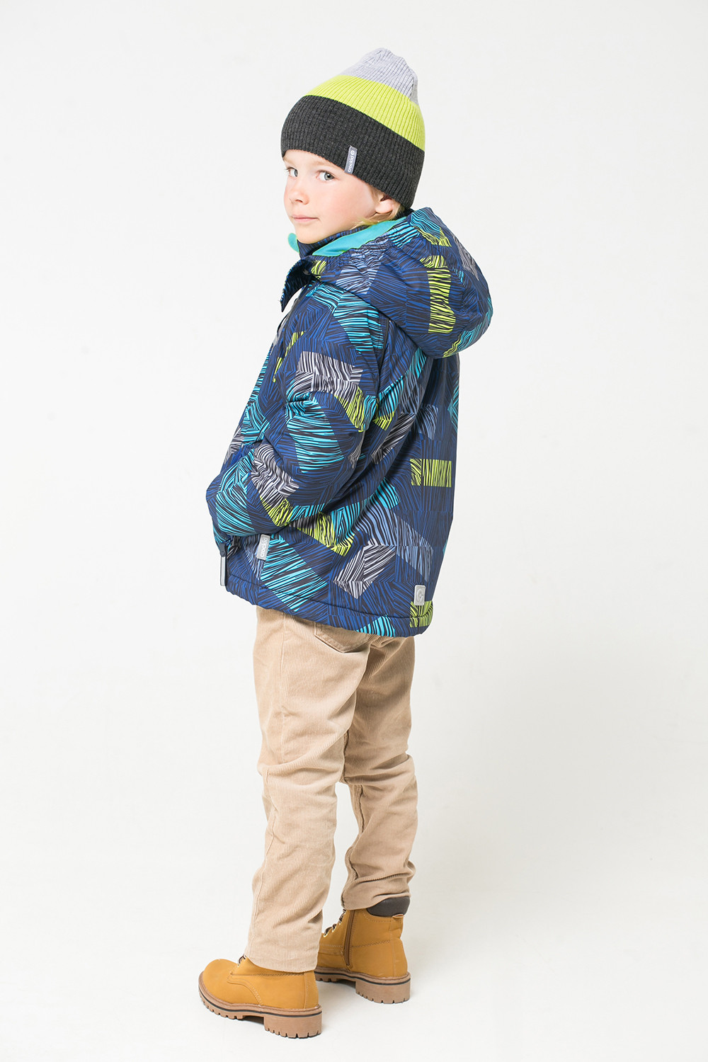 картинка Куртка зимняя для мальчика Crockid ВК 36047/н/2 ГР от магазина детских товаров ALiSa
