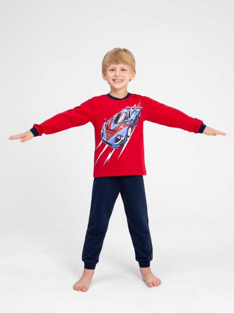 картинка Пижама для мальчика Cherubino CWKB 50140-26 Красный от магазина детских товаров ALiSa