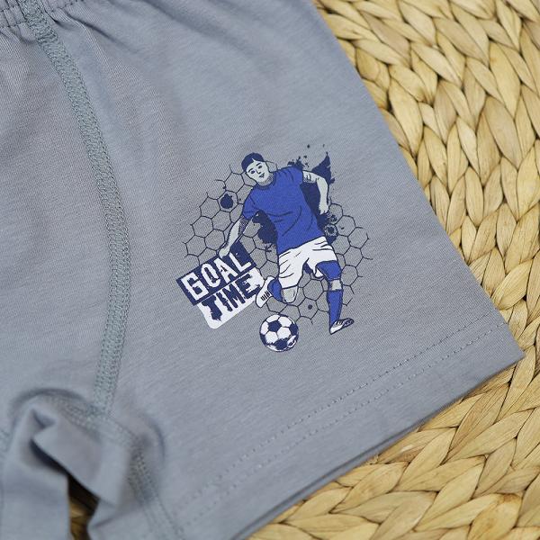 картинка Трусы боксеры для мальчика DR 3352-3341 Серый GOAL от магазина детских товаров ALiSa