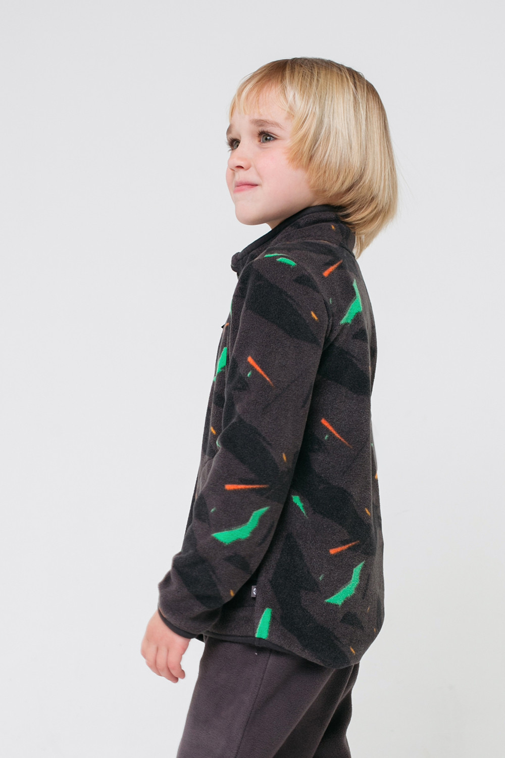 картинка Куртка флисовая для мальчика Crockid ФЛ 30002/н/1 ГР от магазина детских товаров ALiSa