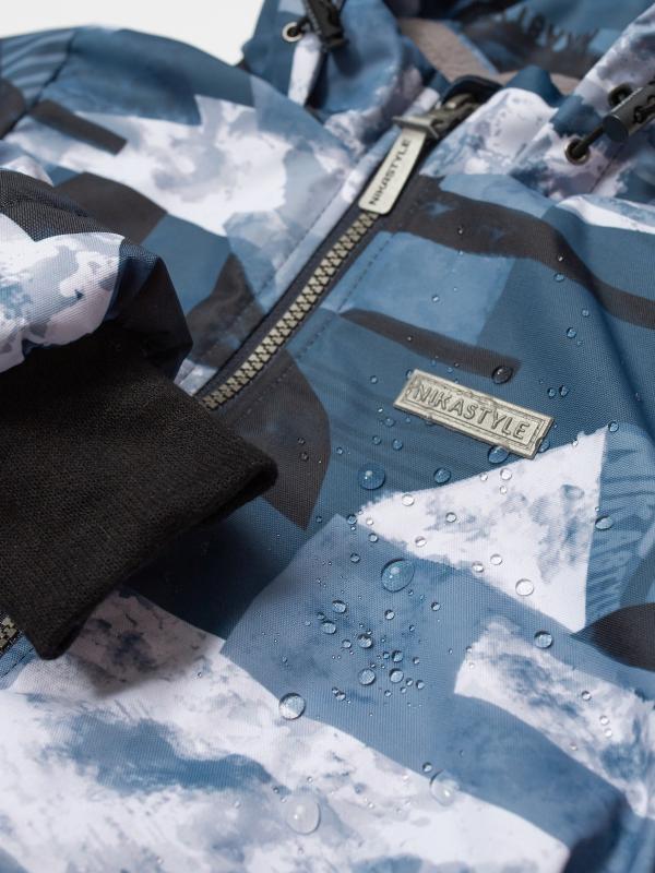 картинка Комбинезон утеплённый для мальчика NIKASTYLE 8м1125 Джинс неви от магазина детских товаров ALiSa