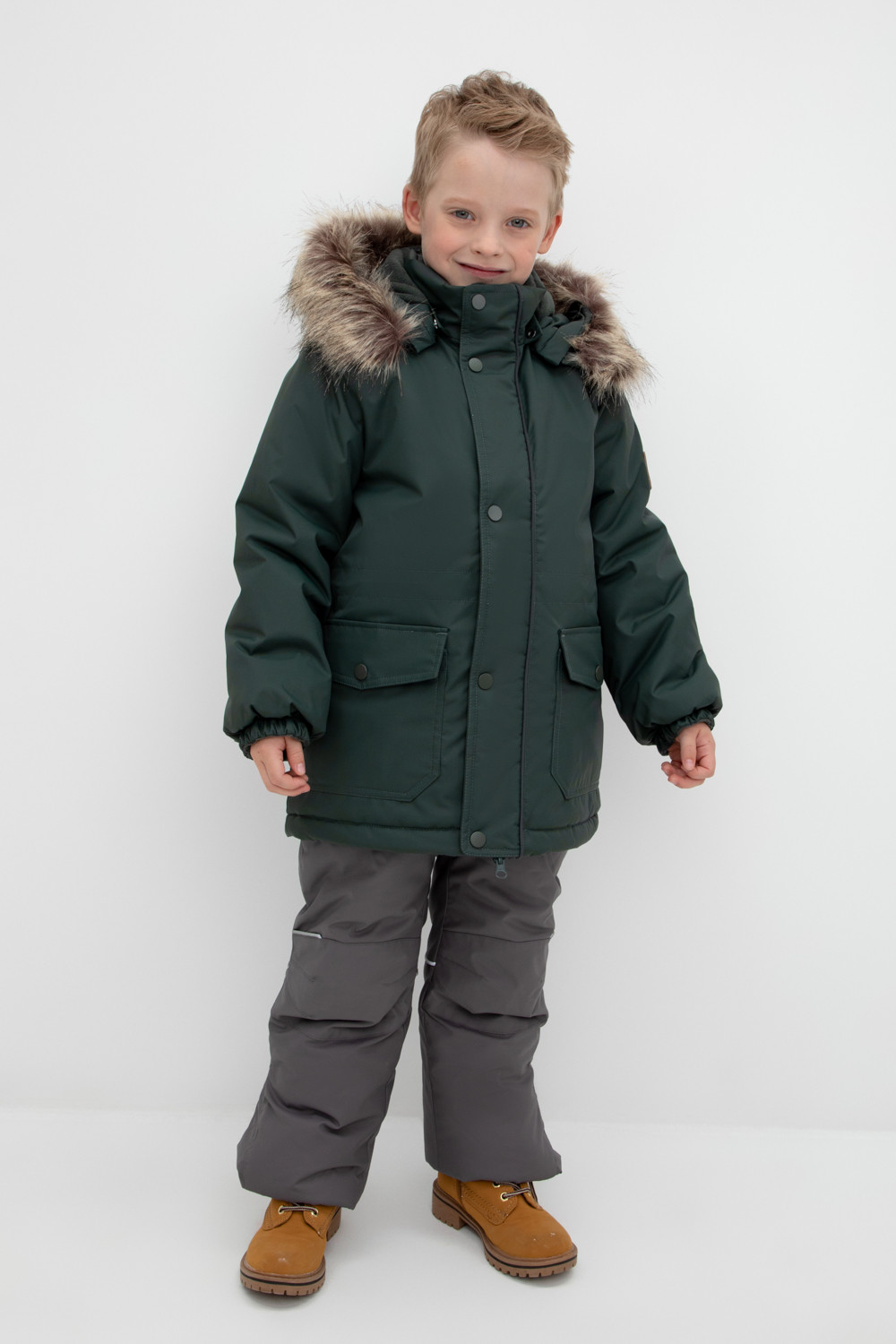 картинка Пальто зимнее для мальчика Crockid ВК 36096/2 УЗГ (122-158) от магазина детских товаров ALiSa