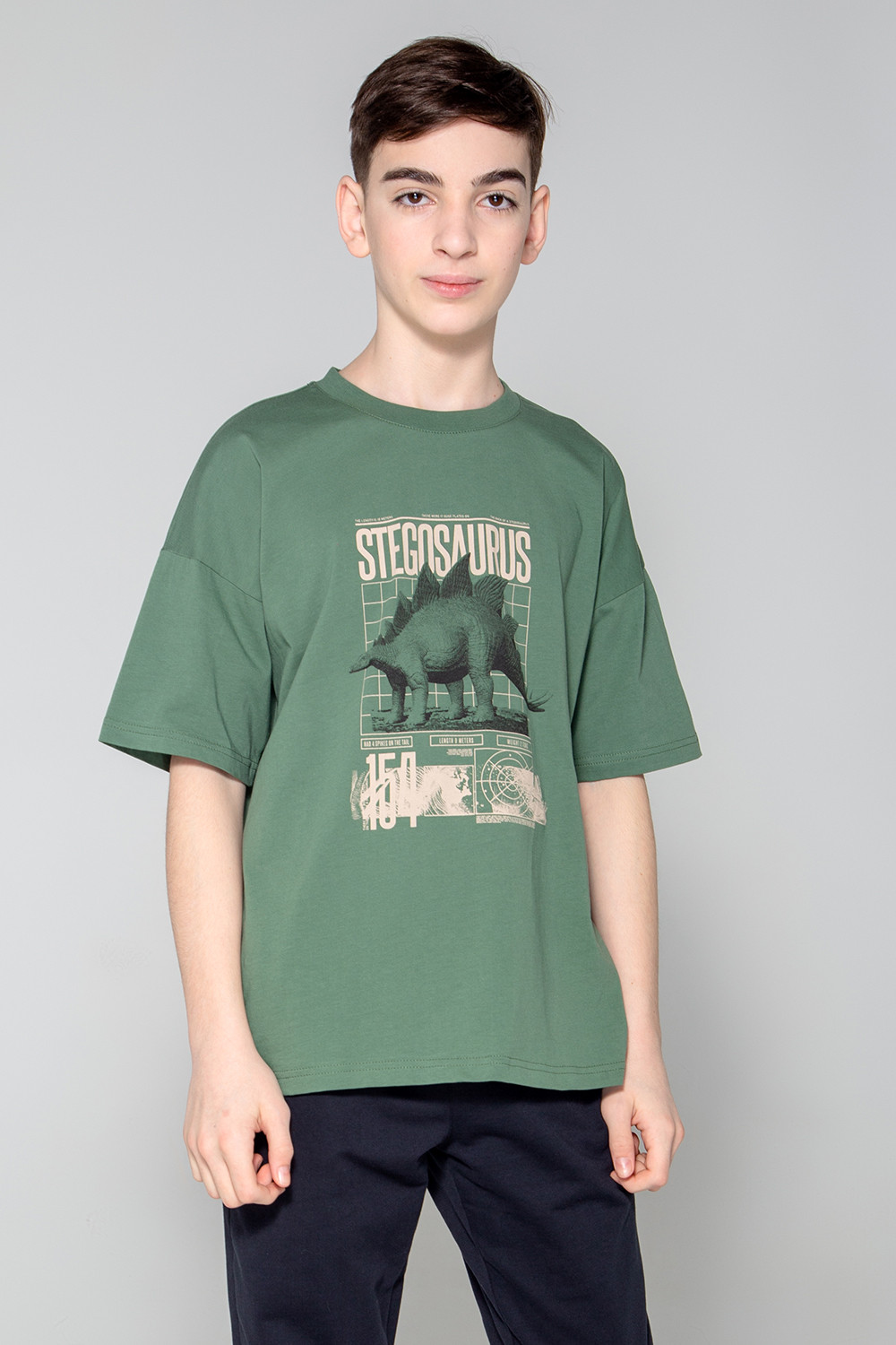 картинка Футболка для мальчика КБ 301922 лесной мох к80 от магазина детских товаров ALiSa