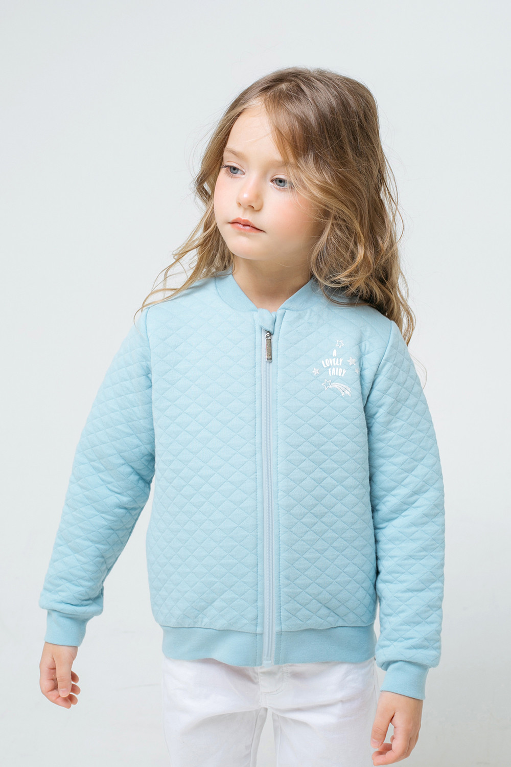 картинка Куртка для девочки Crockid КР 301573 голубой к311 от магазина детских товаров ALiSa