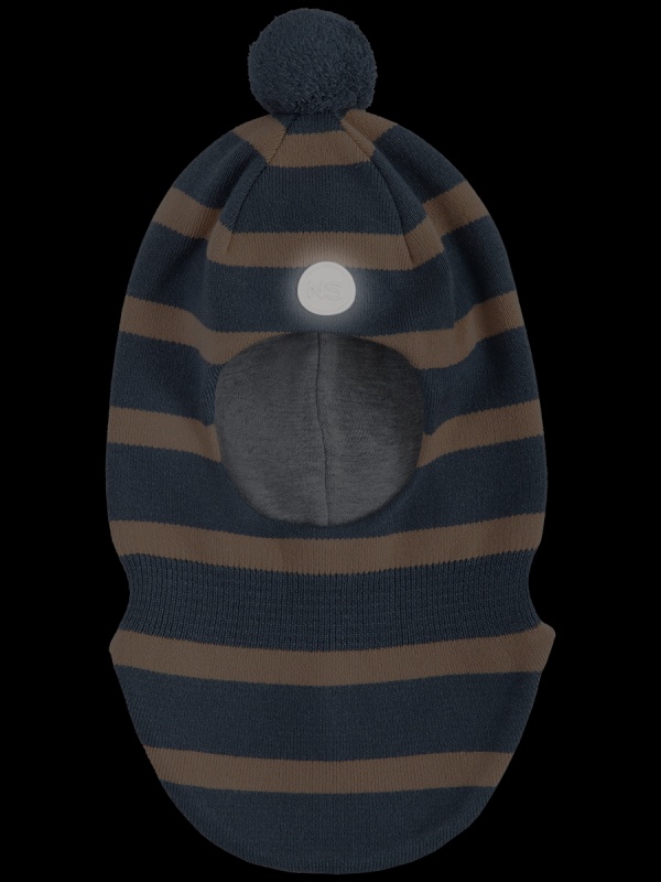 картинка Балаклава для мальчика NIKASTYLE 10м10125 Джинс песок от магазина детских товаров ALiSa