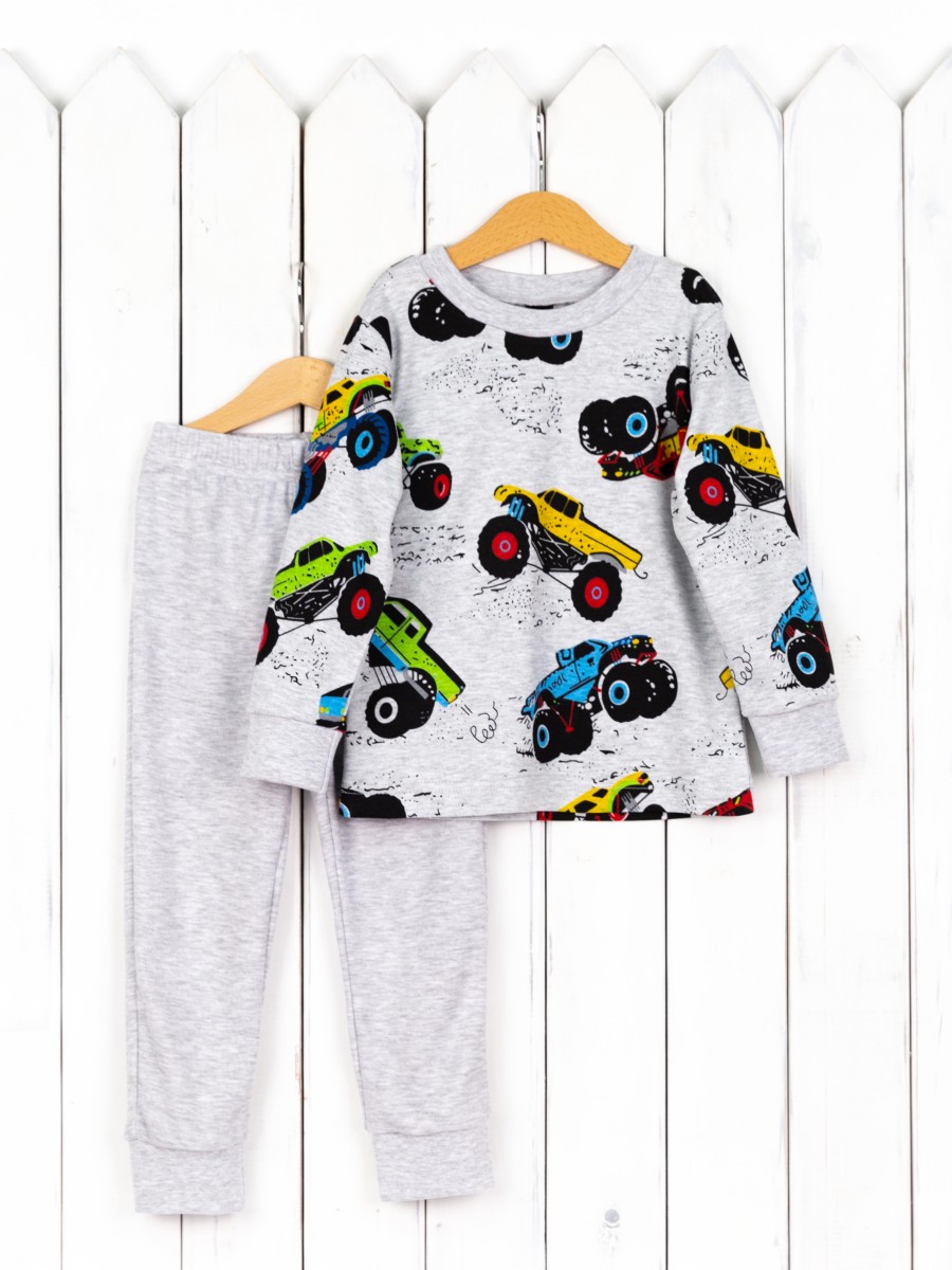 картинка Пижама для мальчика Baby Boom КС14/5-И Бигфуты + кармеланж от магазина детских товаров ALiSa