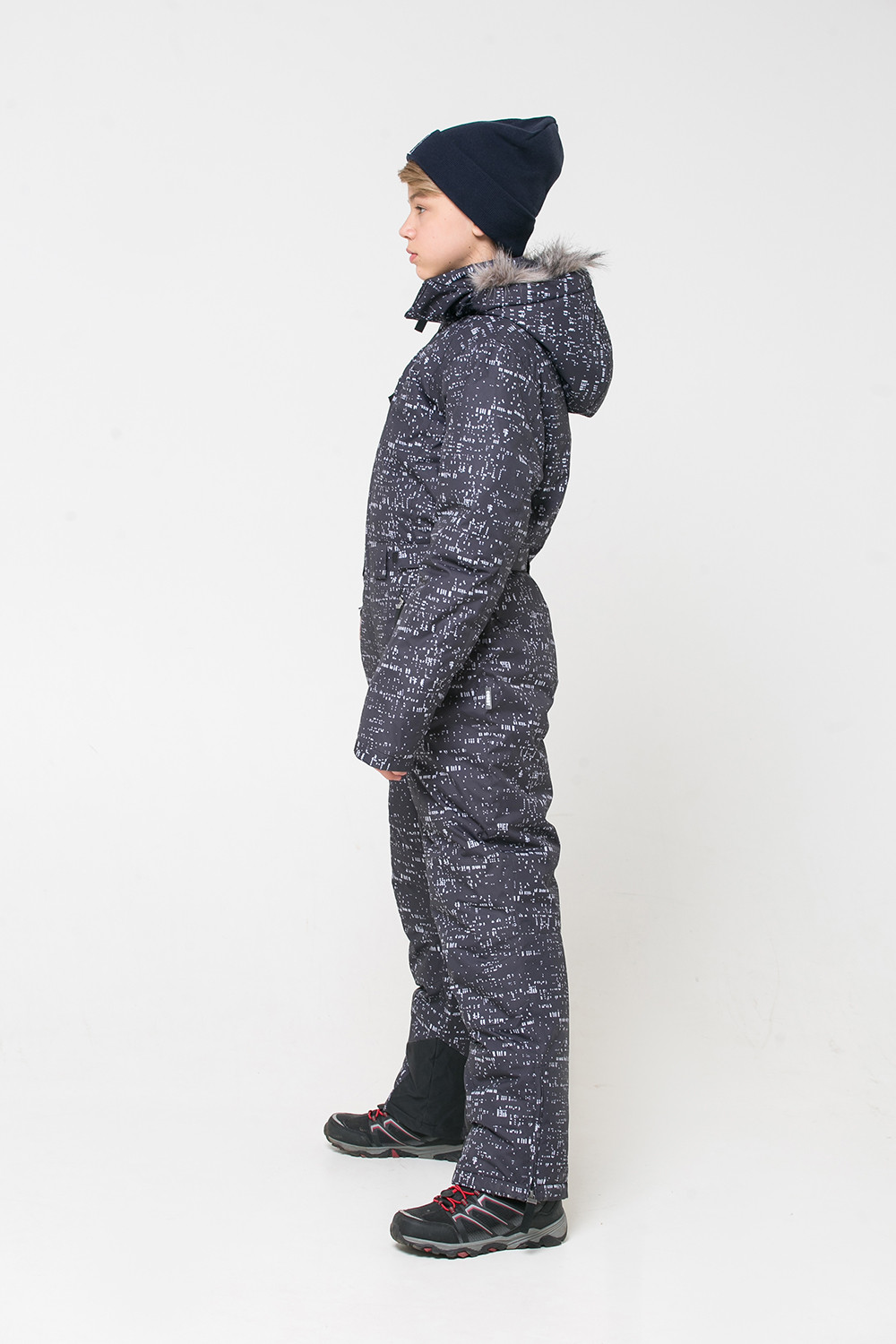 картинка Комбинезон зимний для мальчика ВКБ 60043/н/4 ГР от магазина детских товаров ALiSa