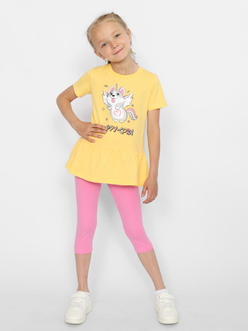 картинка Бриджи для девочки Cherubino CWKG 70320-27  Розовый от магазина детских товаров ALiSa