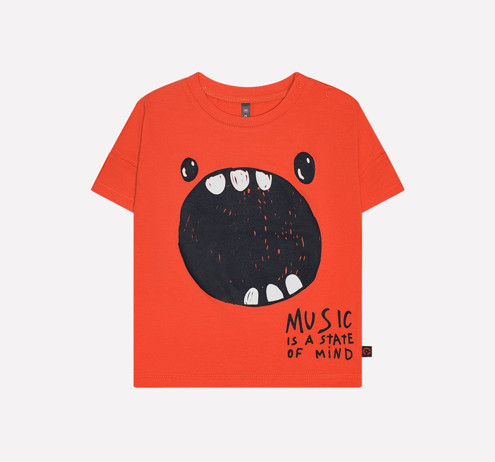 картинка Футболка для мальчика Crockid КР 300810 кирпично-оранжевый к226 от магазина детских товаров ALiSa