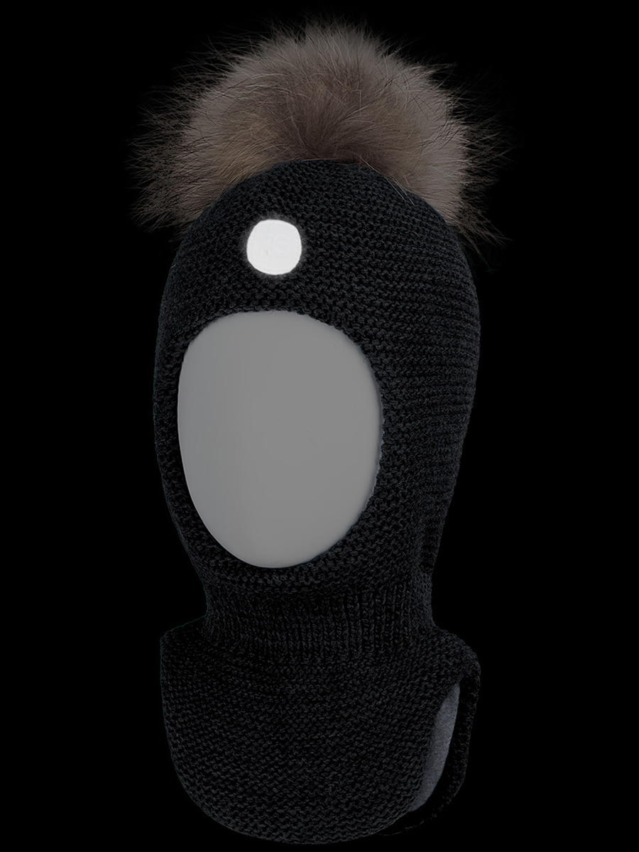 картинка Балаклава утепленная NIKASTYLE 10з15325 Черный от магазина детских товаров ALiSa