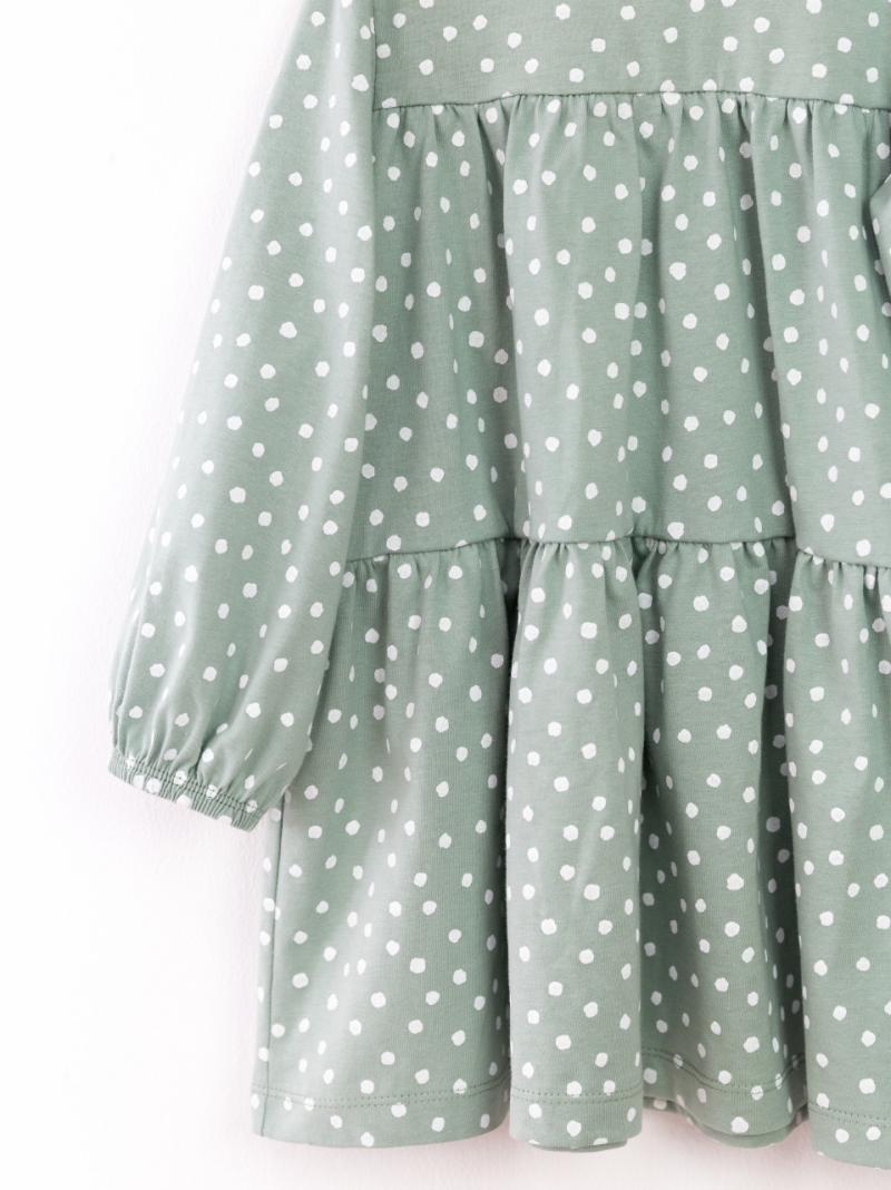 картинка Платье для девочки Baby Boom С181/2-К Snowballs полынь от магазина детских товаров ALiSa