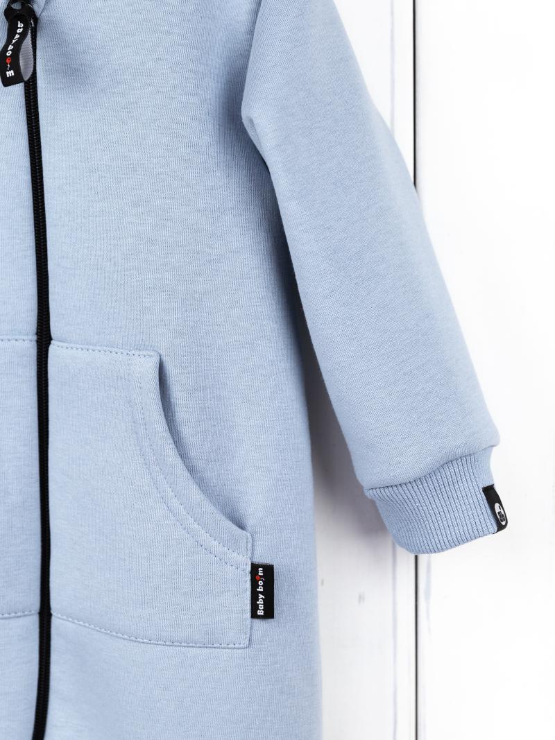 картинка Комбинезон для мальчика Baby Boom К183/29-Ф Серо-голубой от магазина детских товаров ALiSa