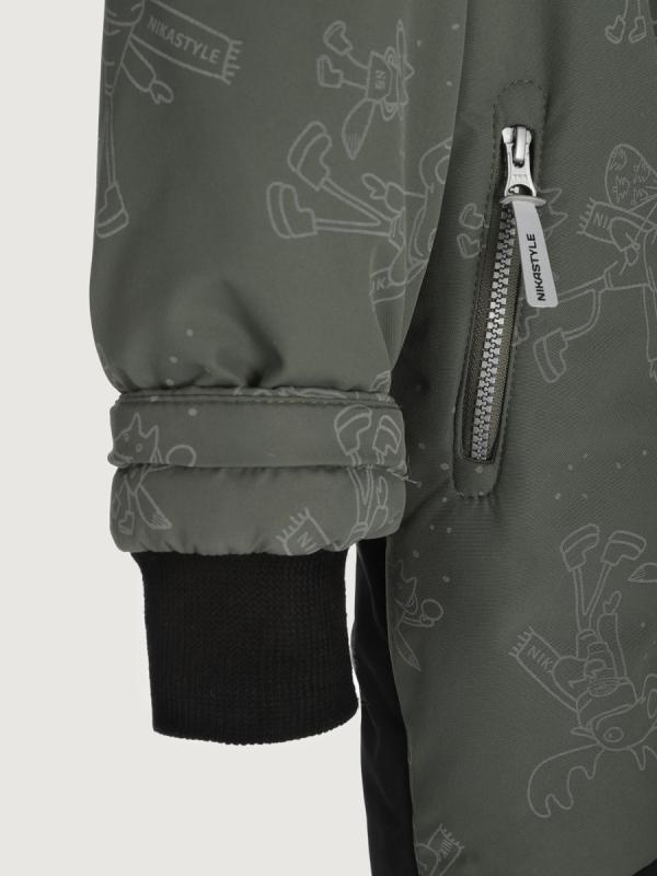 картинка Комбинезон для мальчика NIKASTYLE 8з0325 Хаки Черный от магазина детских товаров ALiSa