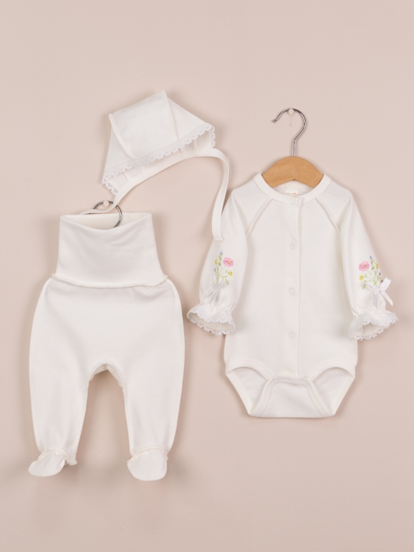 картинка Комплект для девочки Baby Boom КН165/1-И Молоко я737 от магазина детских товаров ALiSa