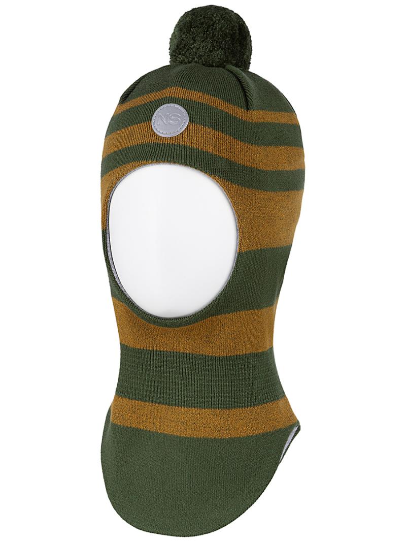 картинка Шлем демисезонный для мальчика NIKASTYLE 10м10124 хаки горчика от магазина детских товаров ALiSa