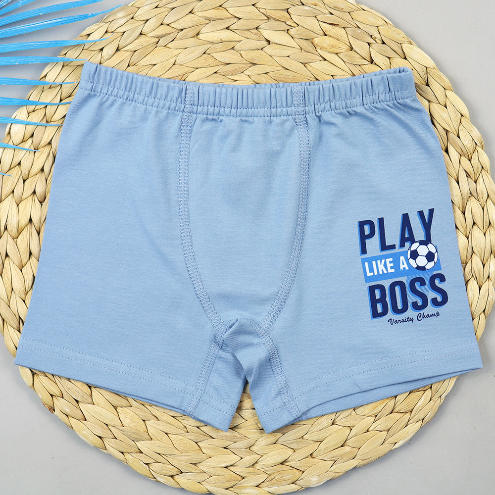 картинка Трусы боксеры для мальчика DR 3360-7901 Голубой Play от магазина детских товаров ALiSa