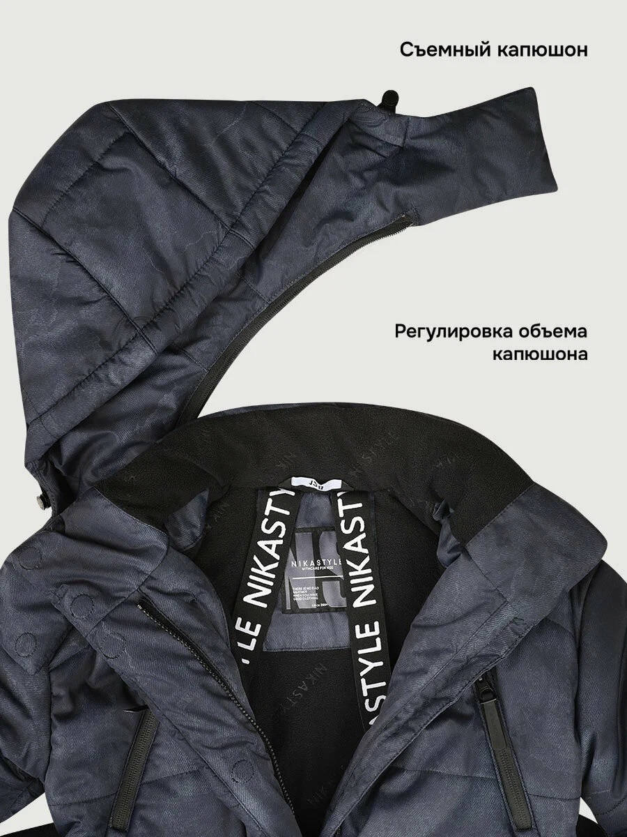 картинка Пальто для девочки NIKASTYLE 6з7425 Черный от магазина детских товаров ALiSa