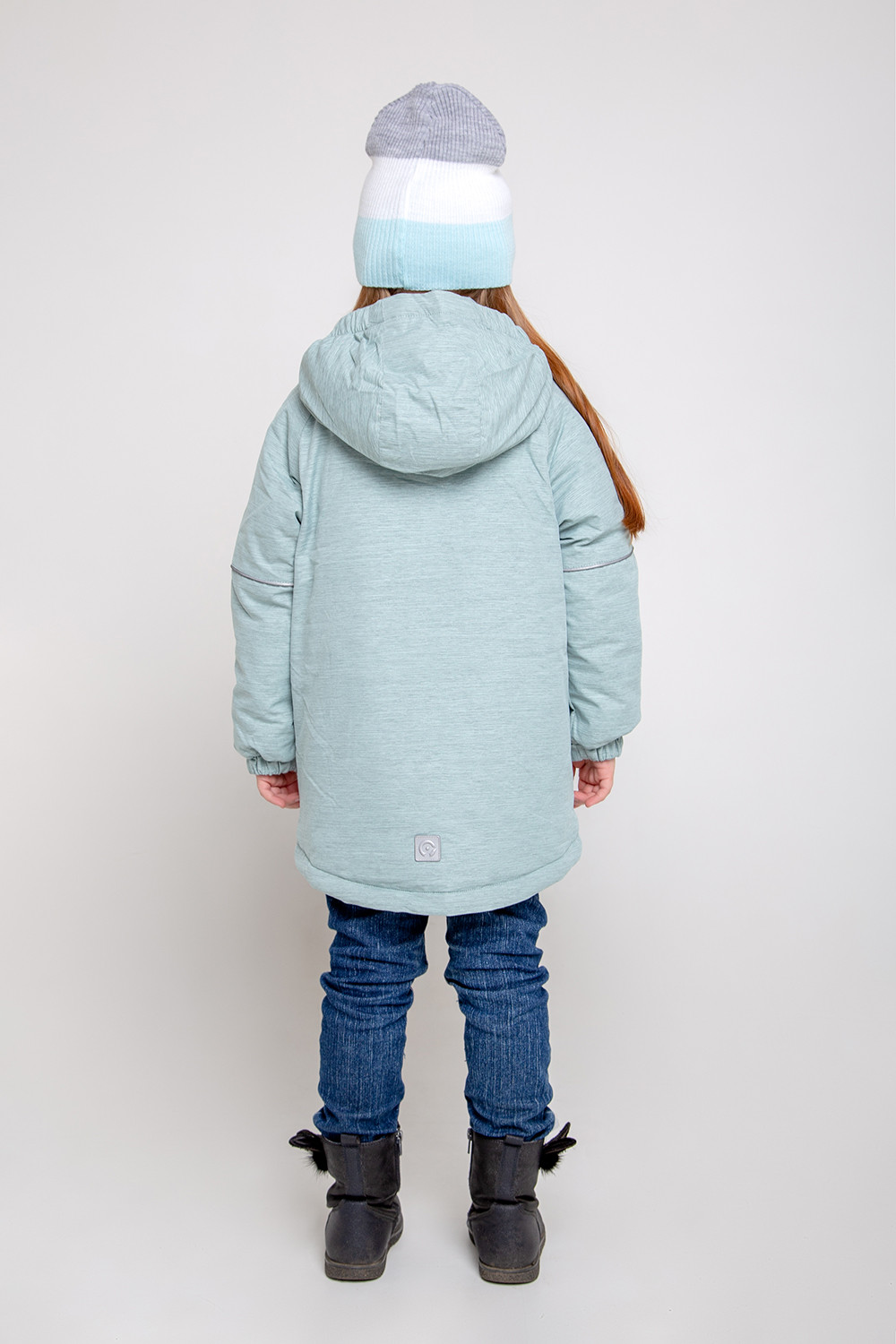 картинка Куртка зимняя для девочки Crockid ВК 38080/1 ГР от магазина детских товаров ALiSa