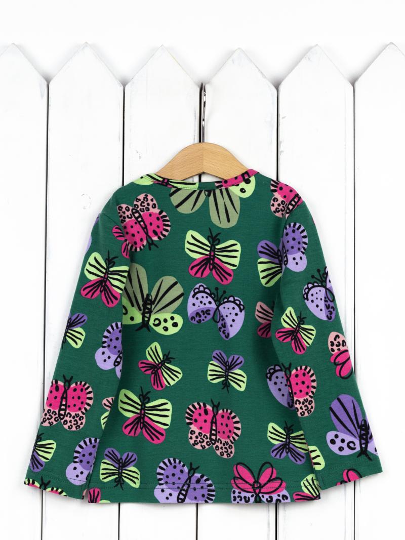 картинка Лонгслив для девочки Baby Boom Ф141/1-К Бабочки Б111 от магазина детских товаров ALiSa