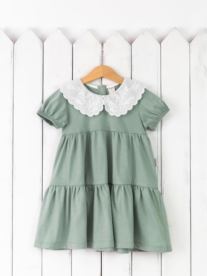 картинка Платье для девочки Baby Boom С206/4-К Холодная мята от магазина детских товаров ALiSa