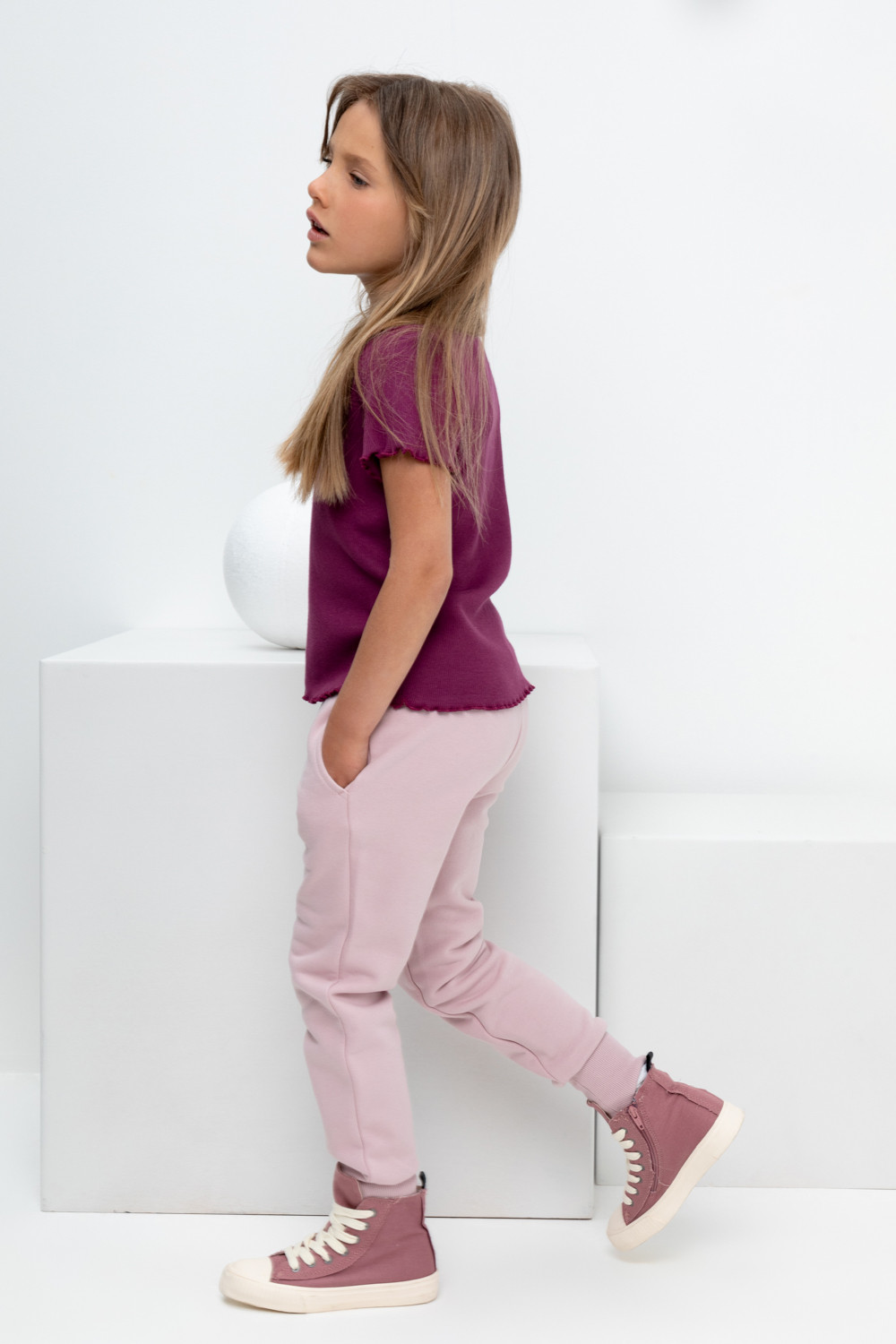 картинка Брюки для девочки Crockid КР 400588 розовый лед к405 от магазина детских товаров ALiSa