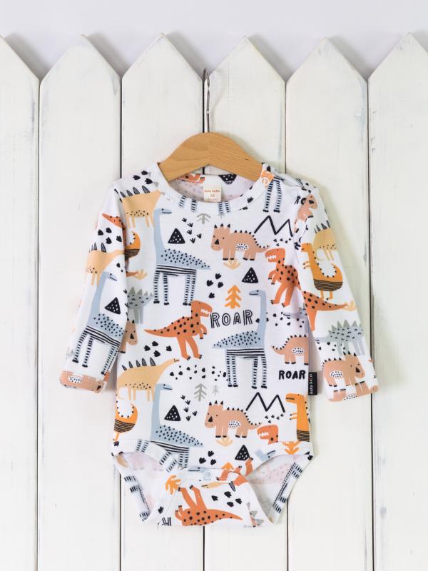 картинка Боди Baby Boom Б86/3-И Дино от магазина детских товаров ALiSa