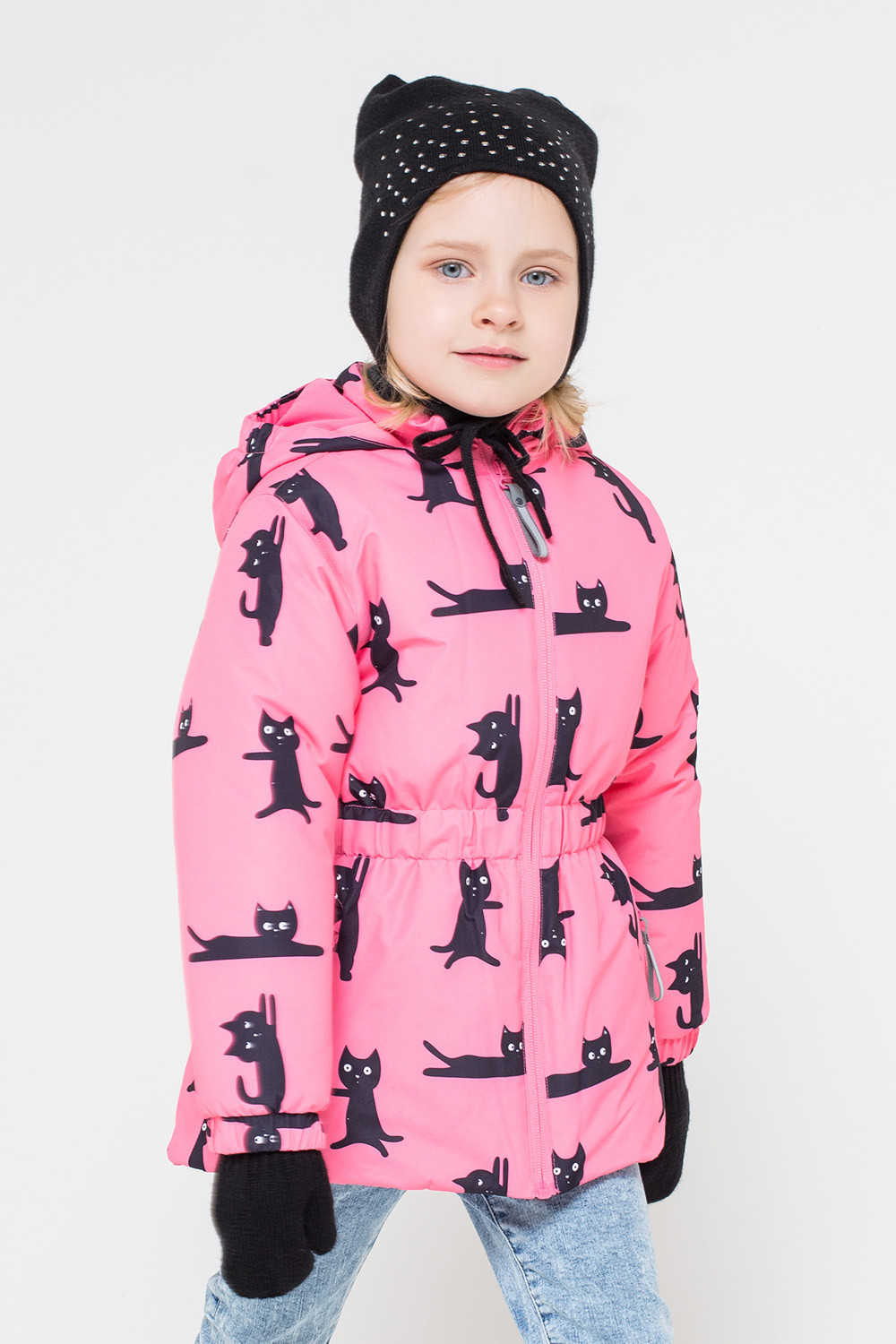 картинка Куртка зимняя для девочки Crockid ВК 38032/н/2 ГР от магазина детских товаров ALiSa
