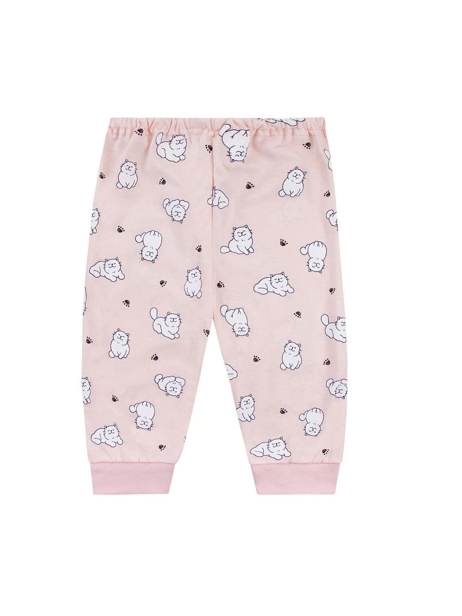 картинка Брюки для девочки Youlala 0014100217 Персиковый коты от магазина детских товаров ALiSa