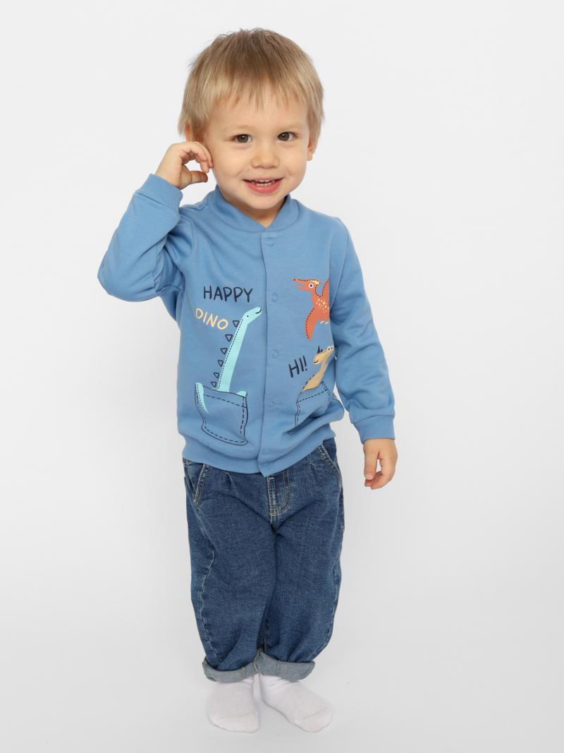 картинка Кофточка для мальчика Cherubino CSNB 63473-42-354 Синий от магазина детских товаров ALiSa
