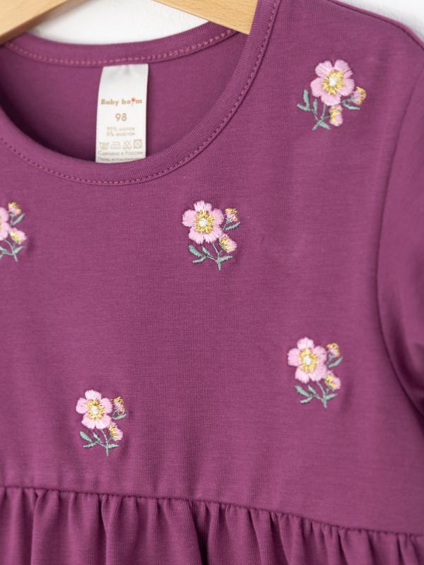 картинка Платье для девочки Baby Boom С266/3-К Виноград от магазина детских товаров ALiSa