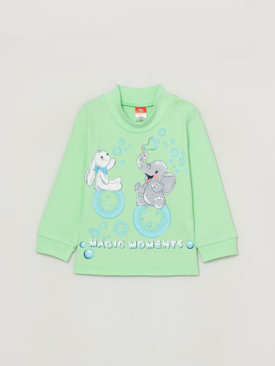 картинка Джемпер для мальчика CWNB 62830-37-285 Светло-зеленый от магазина детских товаров ALiSa