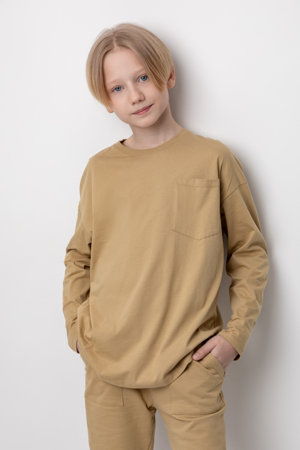 картинка Джемпер для мальчика Crockid КР 301993 светлая бронза к368 от магазина детских товаров ALiSa
