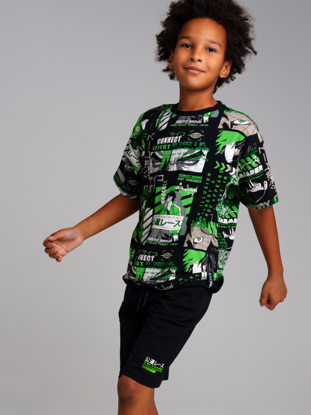 картинка Комплект для мальчика PL 32311035 футболка, шорты п203 от магазина детских товаров ALiSa
