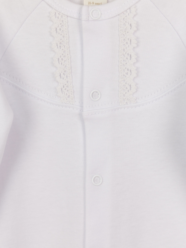 картинка Комбинезон для девочки Baby Boom К406/1-И Белый я737 от магазина детских товаров ALiSa