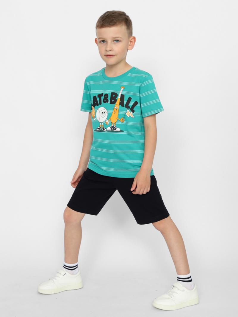 картинка Футболка для мальчика CWKB 63386-37 Зеленый от магазина детских товаров ALiSa