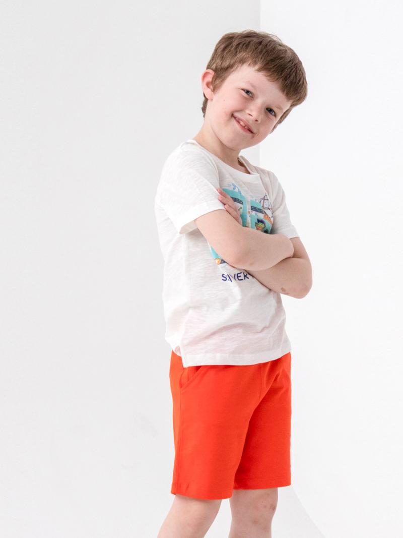 картинка Комплект для мальчика Cherubino CSKB 90096-21-315 Экрю от магазина детских товаров ALiSa