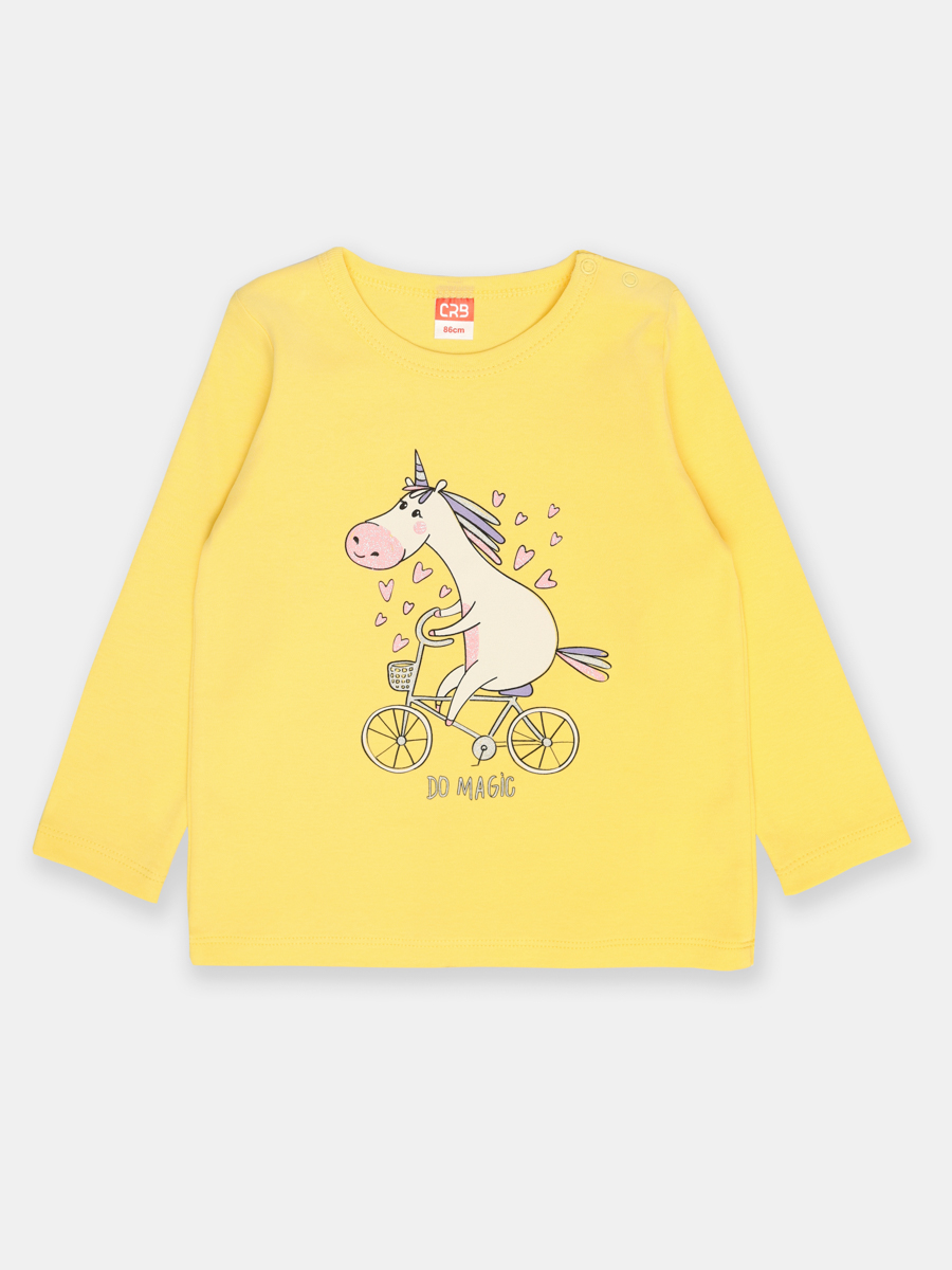 картинка Джемпер для девочки CSNG 63414-30-347 Желтый от магазина детских товаров ALiSa