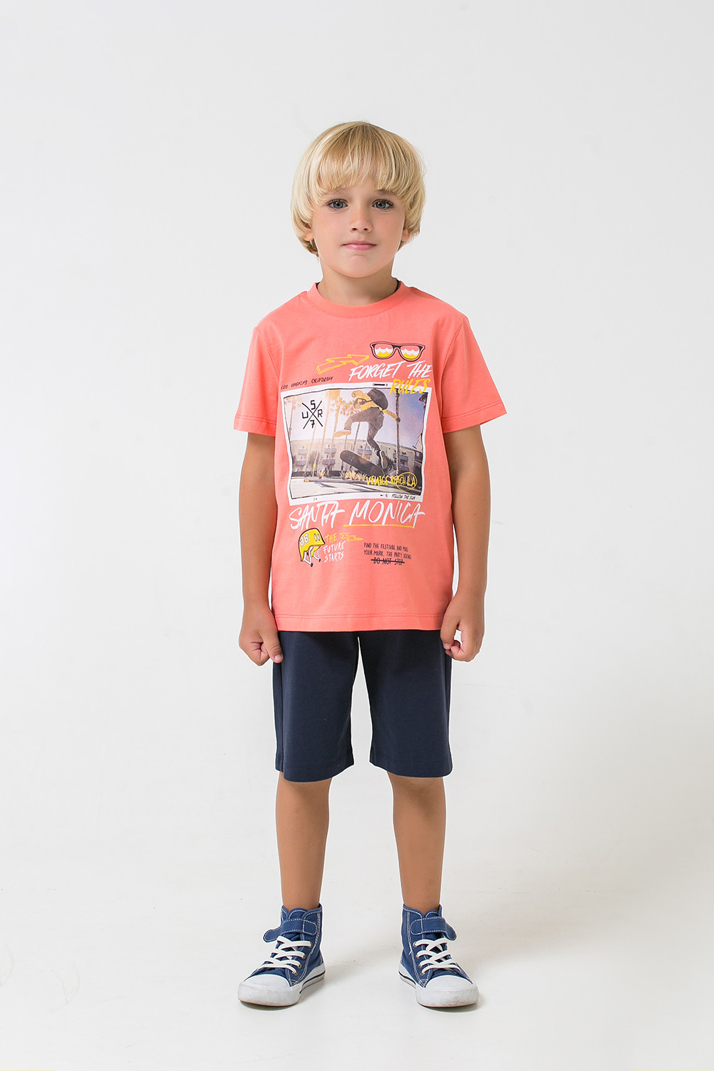 картинка Комплект для мальчика Crockid К 2756 коралл + индиго к1267 от магазина детских товаров ALiSa