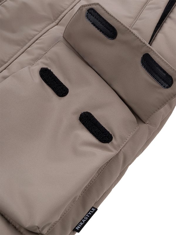 картинка Куртка зимняя для мальчика NIKASTYLE 4з3924 Капучино от магазина детских товаров ALiSa