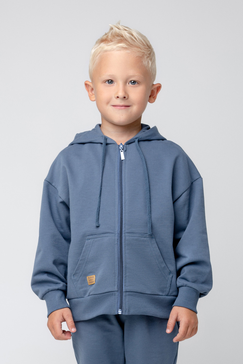 картинка Куртка для мальчика Crockid КР 301992 винтажный синий к366 от магазина детских товаров ALiSa