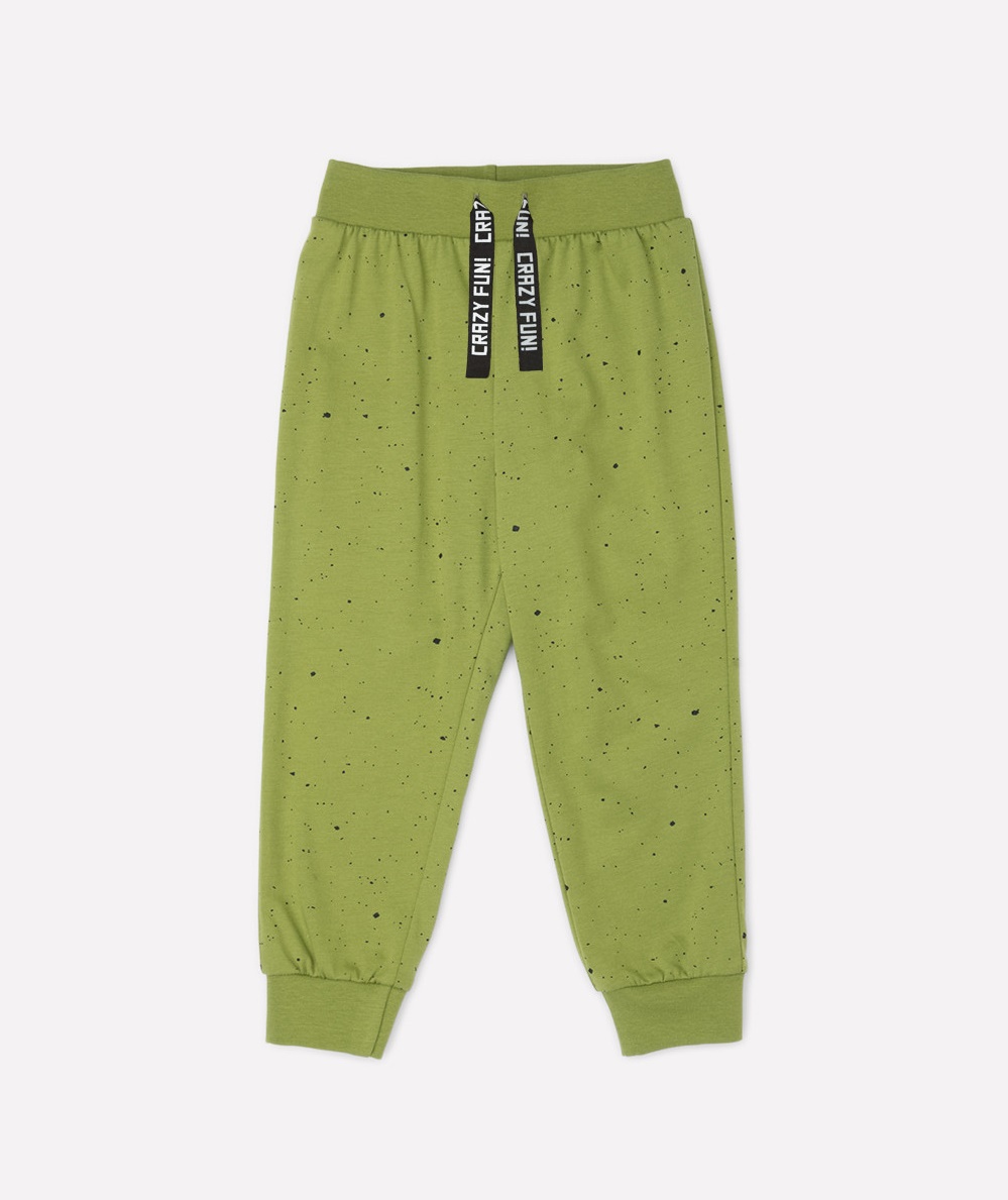 картинка Брюки для мальчика Crockid КР 4955 зеленый, крапинка к274 от магазина детских товаров ALiSa
