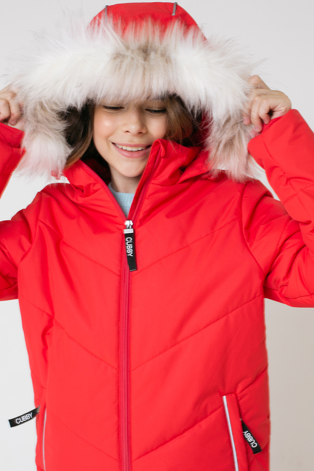 картинка Пальто зимнее для девочки Crockid ВКБ 38069/1 ГР от магазина детских товаров ALiSa
