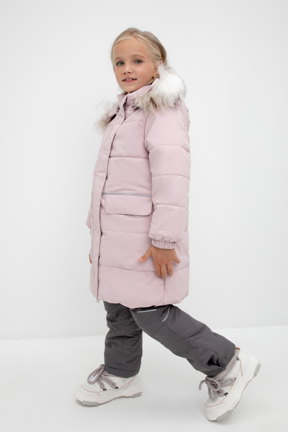 картинка Пальто зимнее для девочки Crockid ВК 38102/1 УЗГ от магазина детских товаров ALiSa