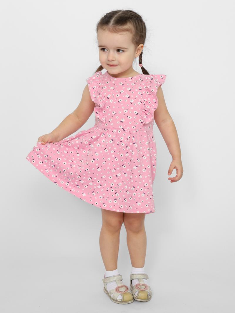 картинка Платье для девочки Cherubino CSBG 63575-27-376 Розовый от магазина детских товаров ALiSa