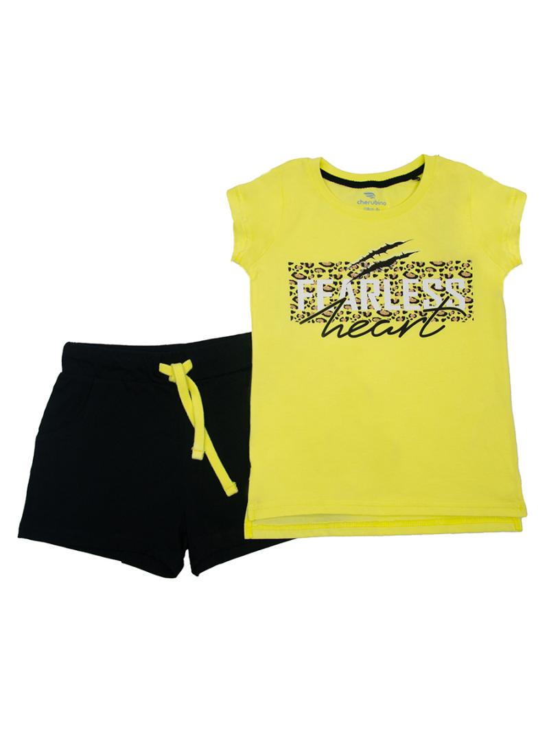 картинка Комплект для девочки CSJG 90106-30-323 Желтый от магазина детских товаров ALiSa