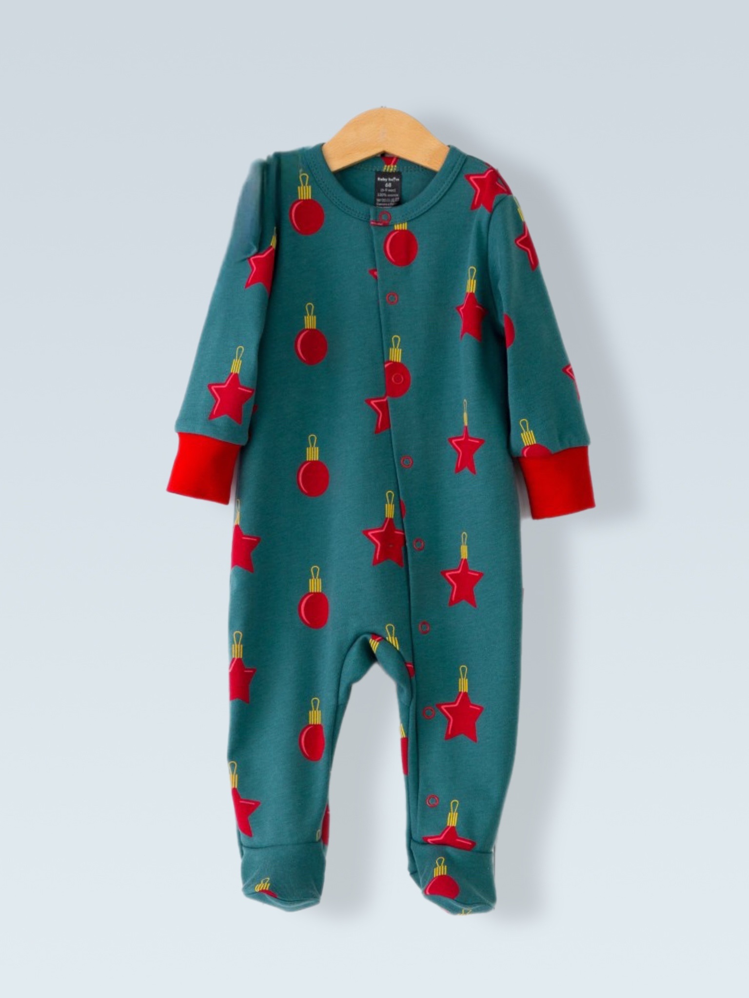 картинка Комбинезон на стопе Baby Boom КД449/1-И Ёлочные игрушки от магазина детских товаров ALiSa